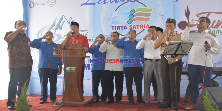 Kwarcab Banyumas Luncurkan Produk Air Mineral “Tunas”