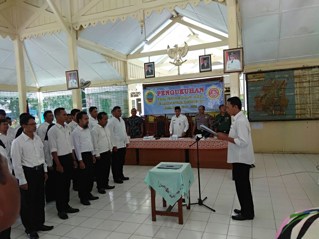 FPKT Kecamatan Juwana Dikukuhkan langsung oleh wakil bupati Pati