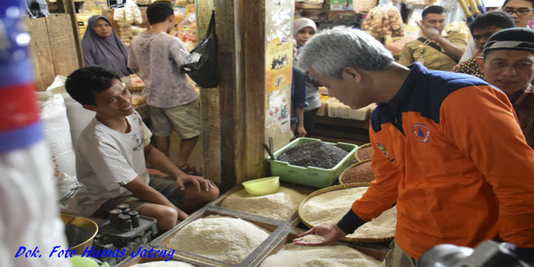 Ganjar Pranowo ; Impor Beras Tidak Perlu Masuk Ke Jawa Tengah