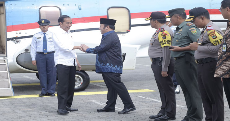 Presiden RI Ir H Joko Widodo Meresmikan Tol Lampung Bakauheni