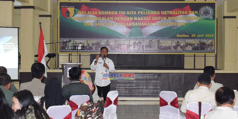 Melalui Komsos Tni, Korem 081/Dhirotsaha Wujudkan Kemanunggalan Tni-Rakyat
