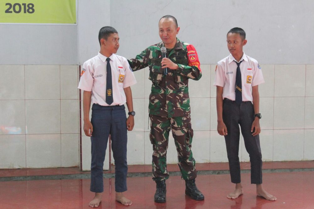 Dandim Pati berikan wasbang kepada peserta didik baru di SMK Tunas Harapan Pati