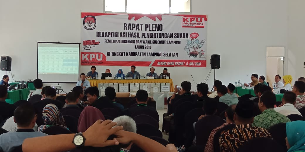 Dua Saksi Dari Dua Paslon Gubernur Lampung Tolak Penandatanganan