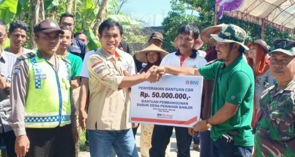 Padat Karya Tunai Peninggian Sabuk Desa, Penahanan Banjir Di Sayung