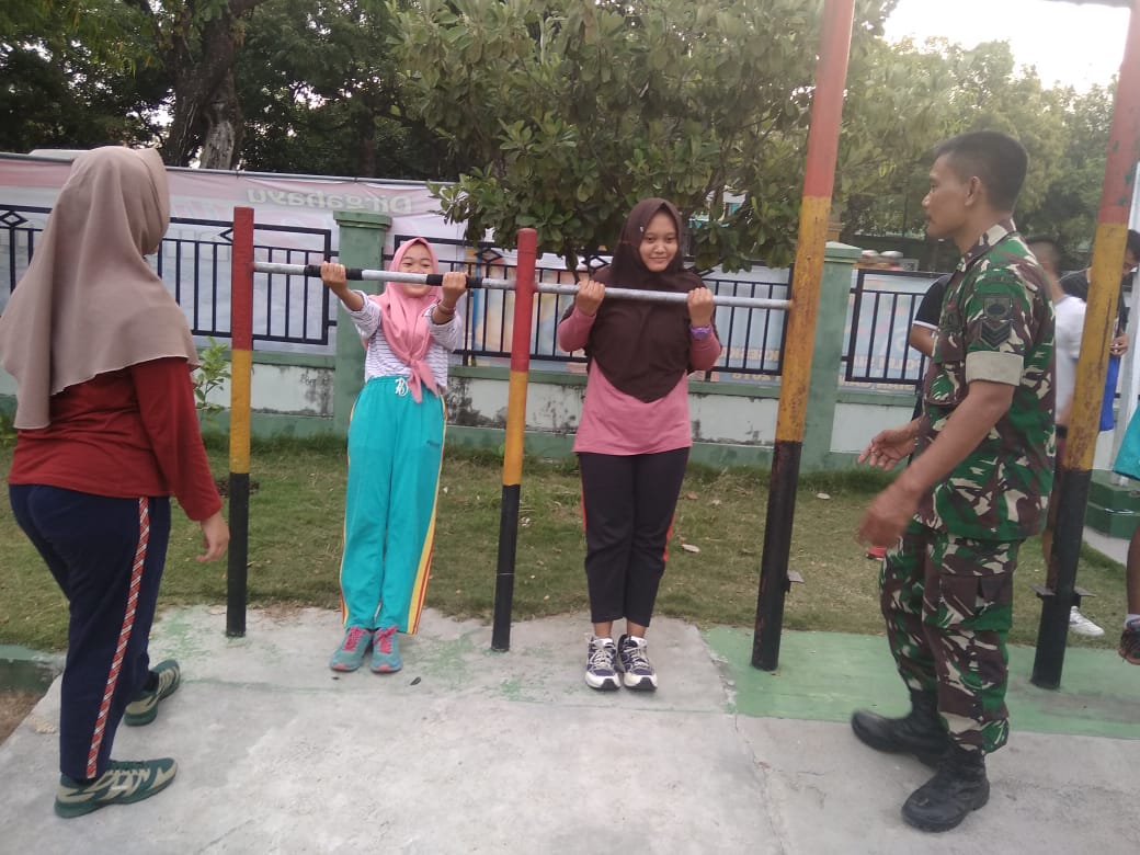 Sukarelawan TNI Kodim Blora Latih Pemuda Blora Calon Siswa TNI baru