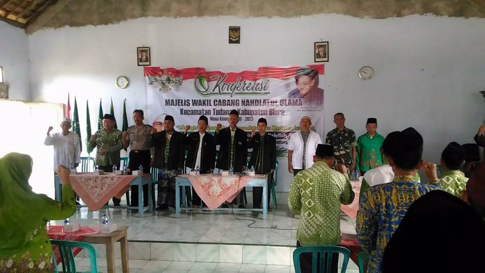 Konferensi MWC NU : Berharap NU Todanan Lebih Kompak Dan Solid