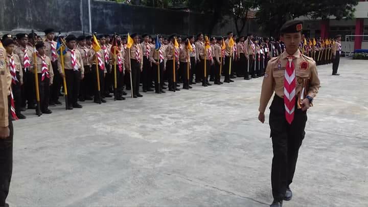 Pramuka SMPN 8 Purwokerto Gelar Lomba Tingkat 1
