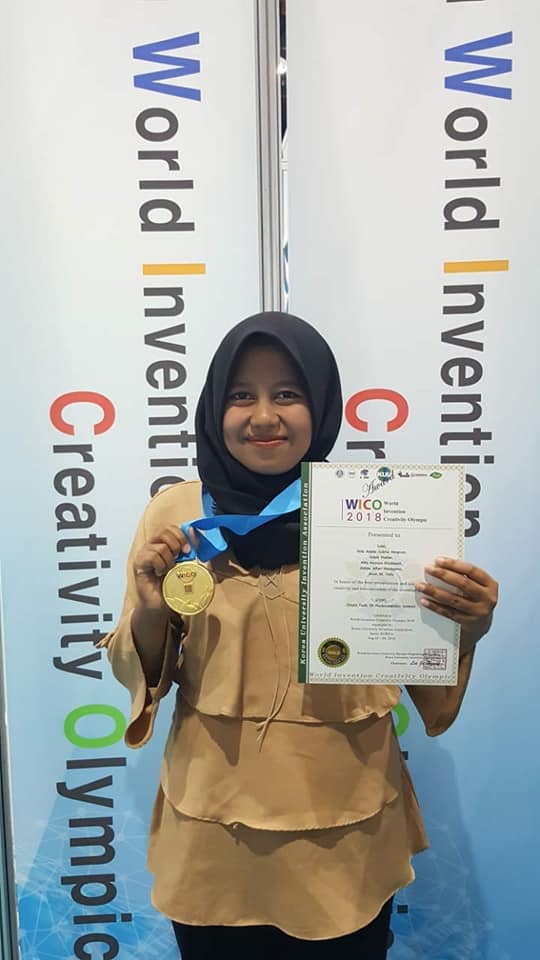 Mahasiswa UNDIP asal pucakwangi pati ini raih medali emas WICO di Korea Selatan
