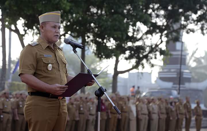 Plt Bupati Lampung Selatan, Nanang Ermanto  Mengajak Seluruh Jajaranya Meningkatkan Kinerja