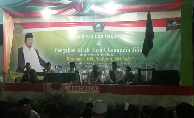 Cigombong Melaksanakan Sholawat & Istighotsah serta Pengajian Kitab Ihya Ulumuddin Jilid 2