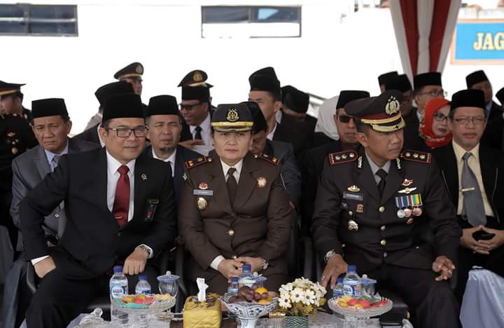 AKBP. M. Syarhan  Hadiri Upacara Detik-detik Proklamasi HUT Kemerdekaan RI Ke 73 Tahun 2018