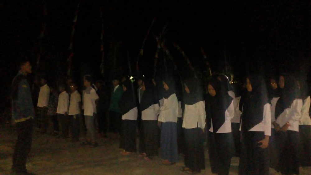 Anggota IPNU dan IPPNU Dibaiat di Lereng Gunung Slamet