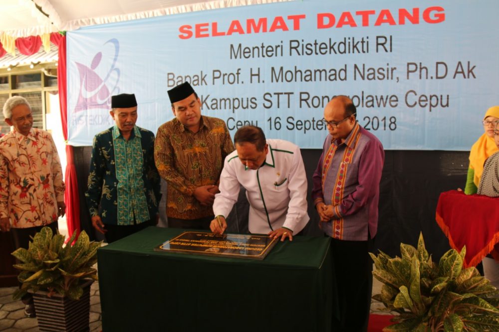 Menristekdikti Kunjungan Kerja di Kabupaten Blora