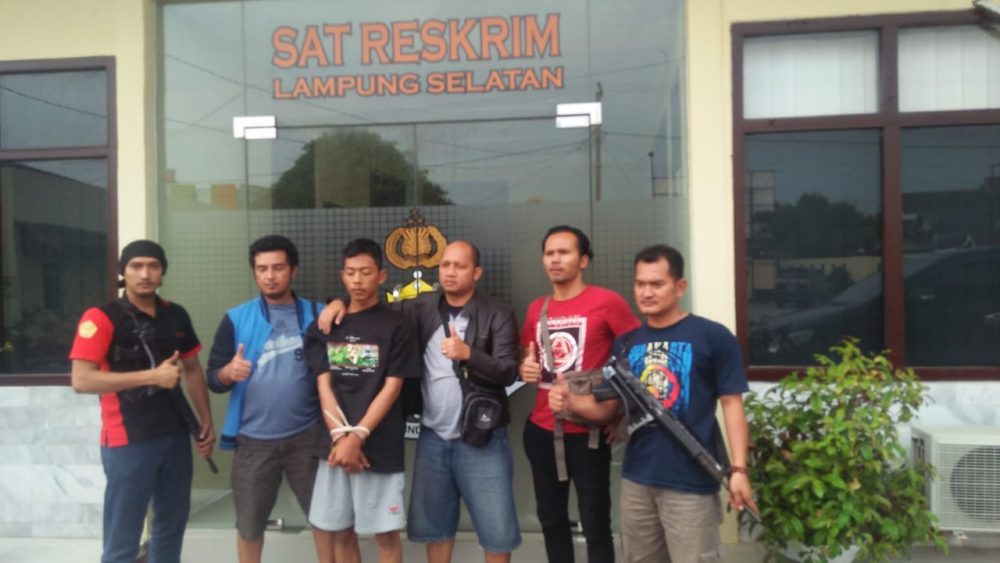 Petualangan Okta Aldiansyah, Berahir Di Tangan Tim Tekab 308 Polres Lampung Selatan