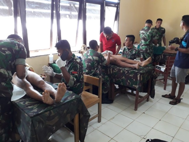 Satgas Yonif 511/DY Kembali Gelar Operasi Bakti di Perbatasan