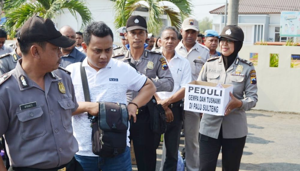 Polres Blora Galang Batuan Untuk Duka Palu