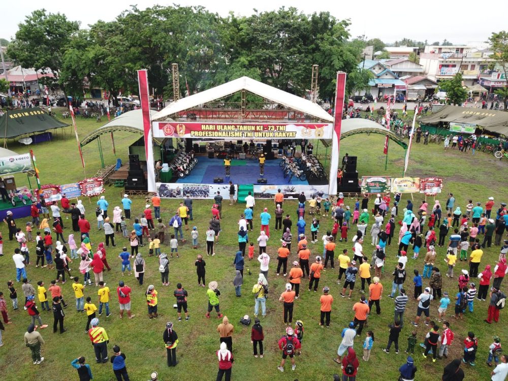 Gowes Sehat Kodim Bertabur Doorprize