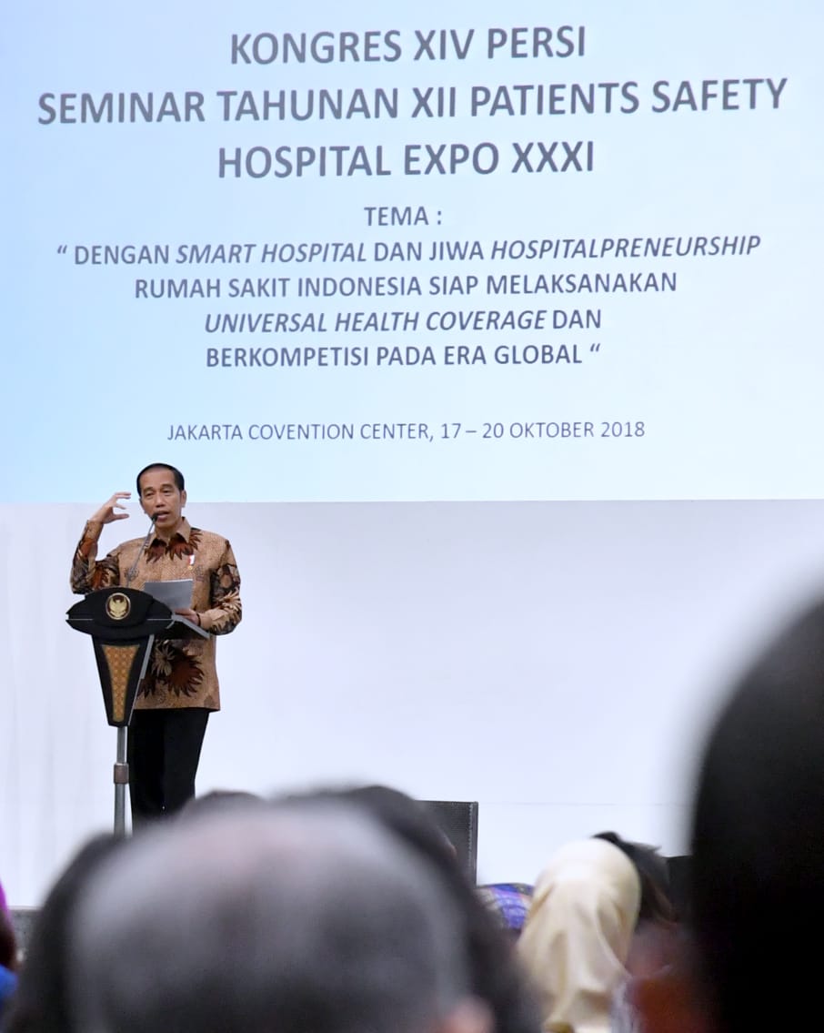 Jokowi Dorong Rumah Sakit Antisipasi Perubahan Global