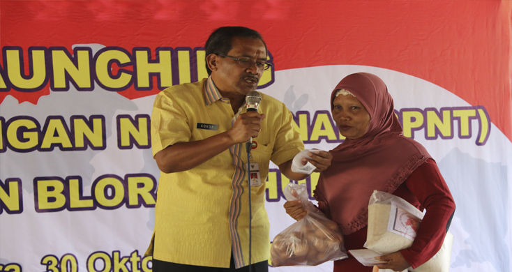 Launching Penyaluran Bantuan Pangan Non Tunai