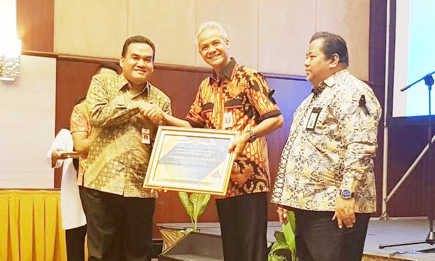 Pemkab Blora Terima Penghargaan Dari Menteri Keuangan RI