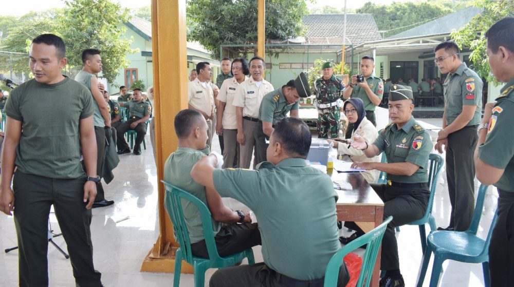 Korem DSJ Terima Vaksin Hepatitis B, Cegah Merebaknya penyakit berbahaya hepatitis B