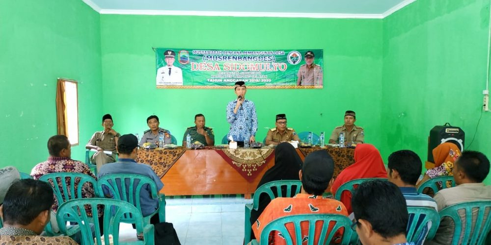 Desa Sidomulyo Melaksanakan Musrenbangdes