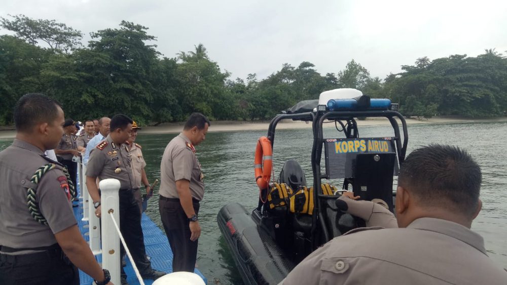 Kapolda Lampung Lepes Puluhan Ribu Bibit Lobster Hasil Tangkapan Jajaran Polres Lampung Selatan