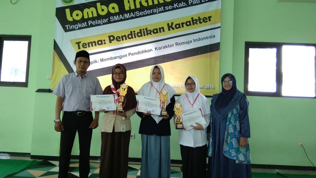 MA Miftahul Huda Tayu Juarai Lomba Artikel Tingkat Pelajar Se-Kabupaten Pati