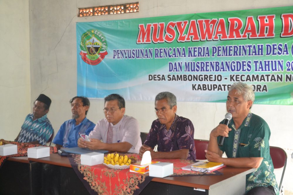 Desa Sambongrejo Kecamatan Ngawen Laksanakan Musdes