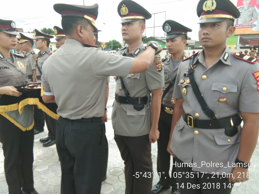 4 Pejabat Utama Polres Lampung Selatan Tempati Posisi Yang Baru