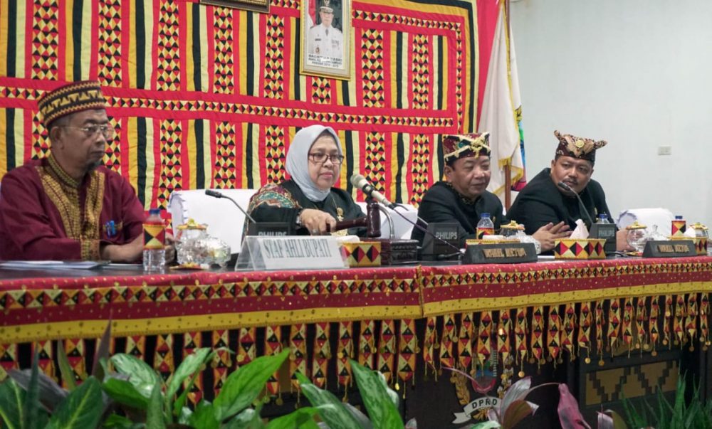 Wakil Ketua III DRPD Lamsel Pimpin Rapat HUT Provinsi Lampung Ke 55