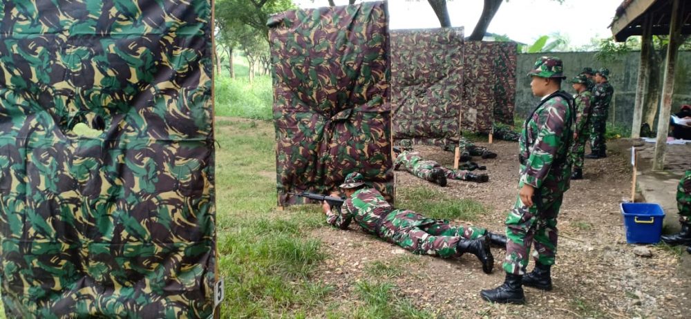 Asah Kemampuan Dasar, Kodim Tulungagung Gelar Latihan Menembak Triwulan I 2019