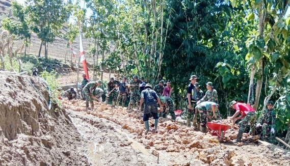Satgas Optimis “Jalan TMMD” Rampung Sebelum Penutupan