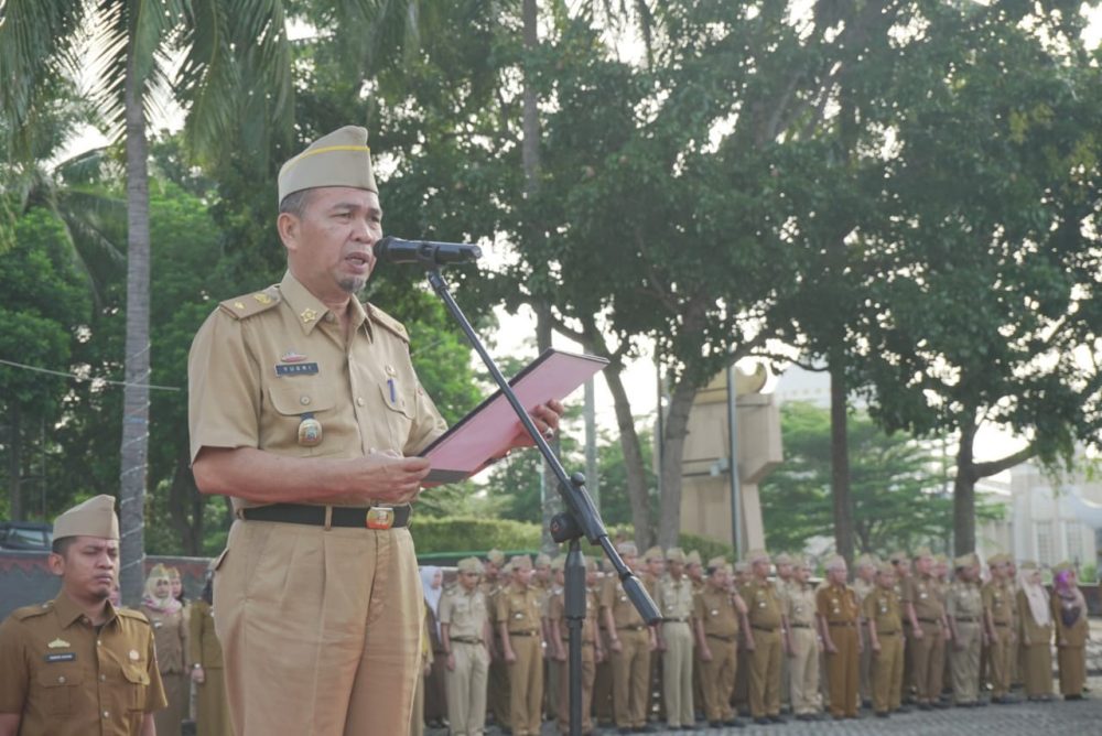 Yusri Melalui Apel Diharapkan Peningkatan Disiplin