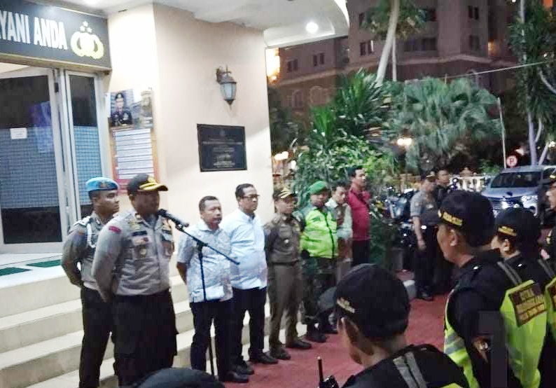 Apel gabungan Operasi Cipta Kondusif dan “Patroli Biru” Bersama 3 Pilar serentak se-Jakarta Barat