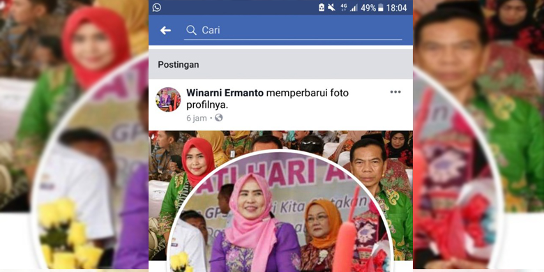 Foto Isteri Bupati Dan Bupati Lamsel Digunakan Orang Tak Bertanggung Jawab