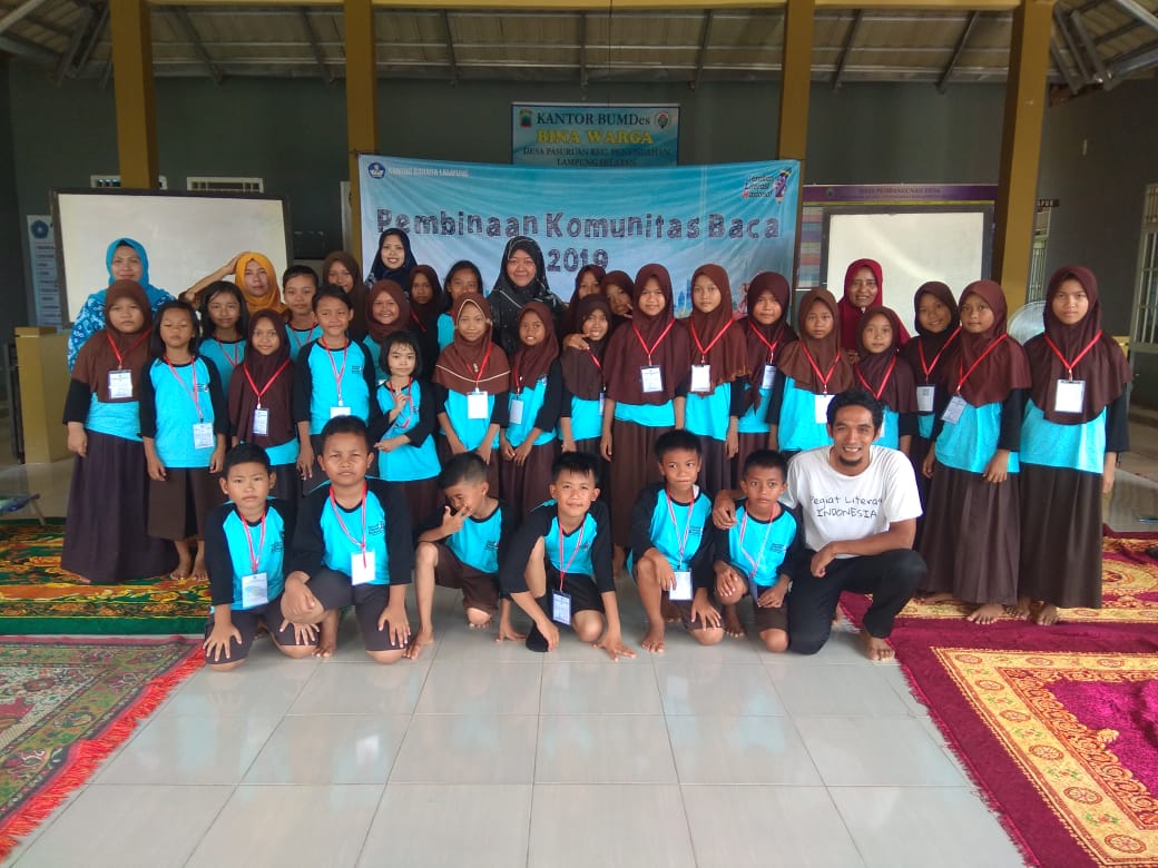 Anak Anak Didik Binaan Komunitas Baca Motor Pustaka Ikuti Pembinaan