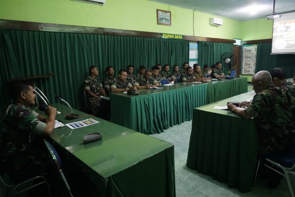 Dandim Ngawi Pimpin Rapat Pam Pileg Dan Pilpres Tahun 2019