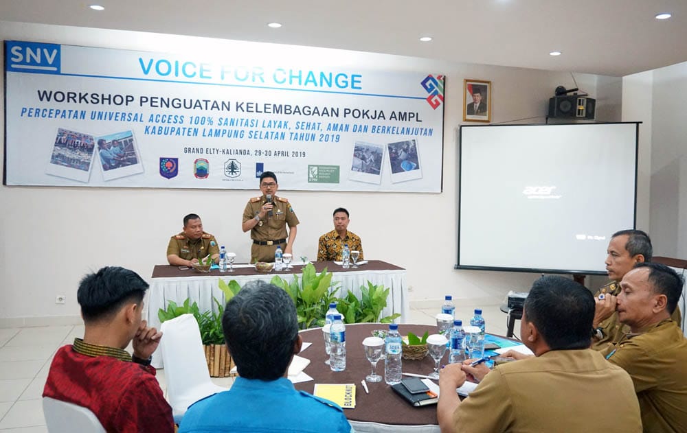 Tahun 2019 Pemkab Lamsel Akan Penuhi Kebutuhan Dasar Air Minum Dan Sanitasi