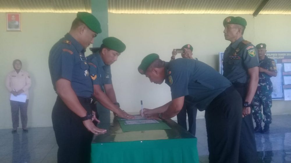 Kodim 0421/Lamsel Lakukan Penyegaran Dalam Keprajuritan