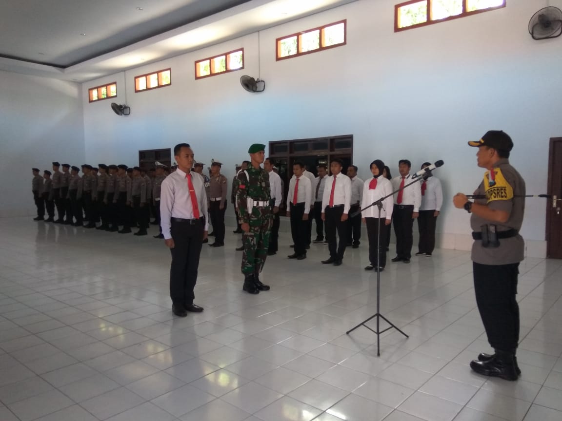 Prajurit Yonif 511/DY Terima Penghargaan dari Kapolresta Blitar