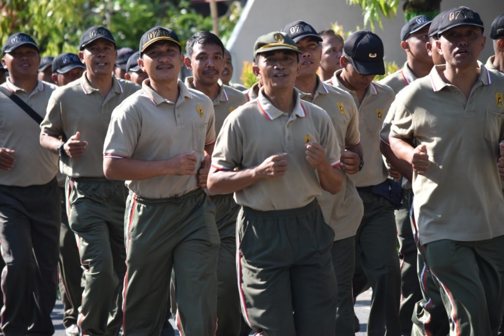 Puasa Tidak Mengurangi Semangat Berolahraga Prajurit Kodim 0716/Demak
