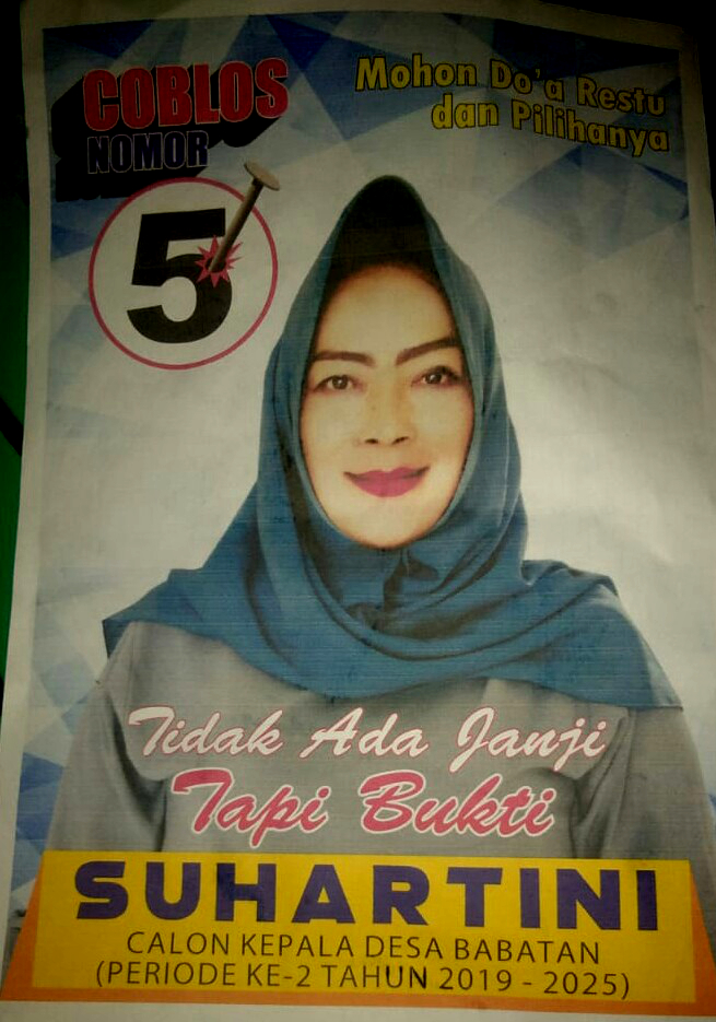 Suhartini Calon Incumbent Kades Babatan Siap Lanjutkan Pembangunan