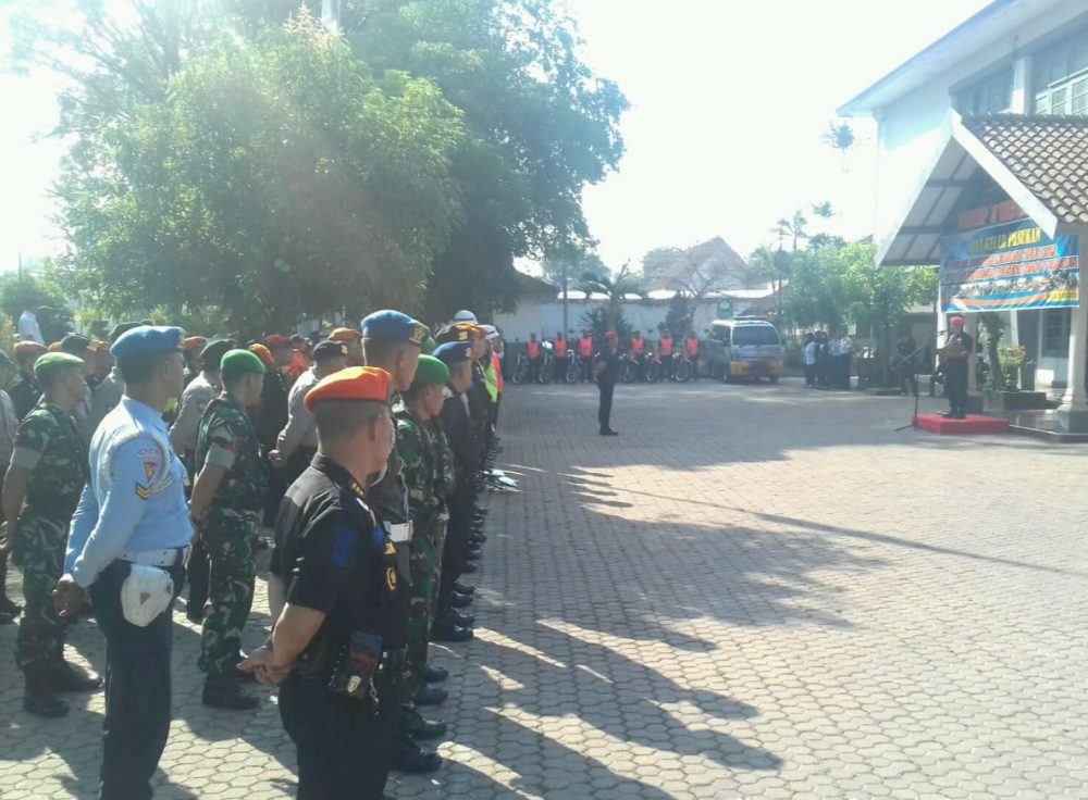 Kodim 0803/Madiun Turut Apel Gelar Pasukan Angkutan Lebaran 2019