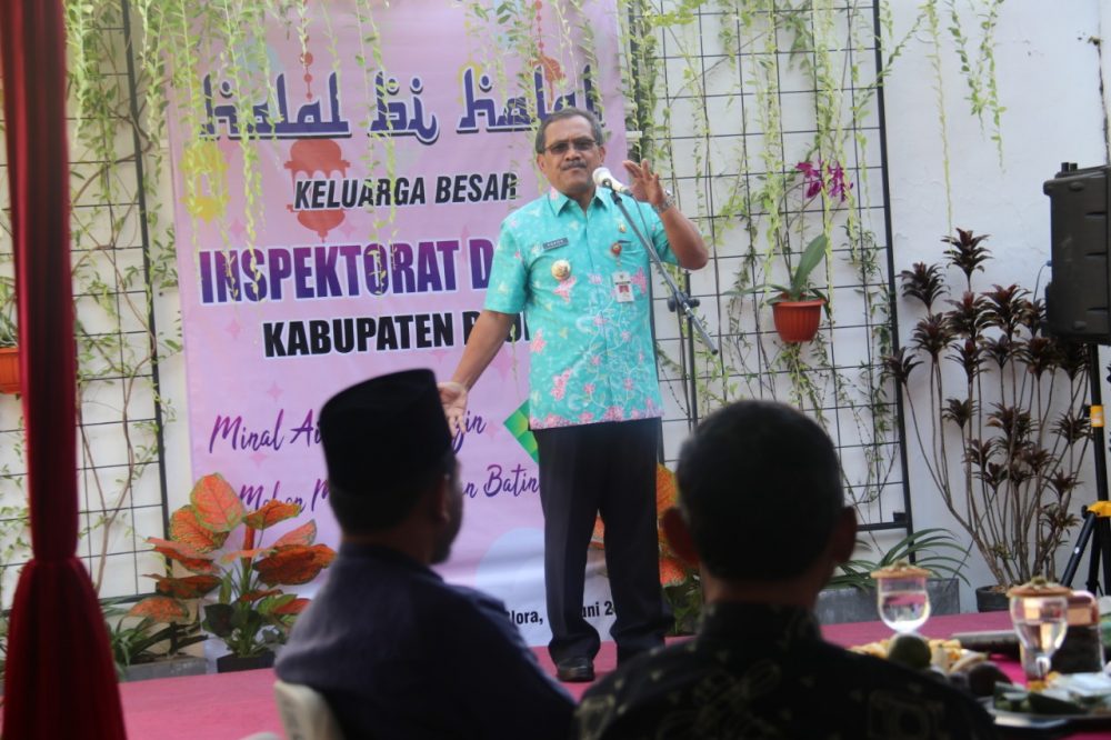 Keluarga Besar Inspektorat Daerah Gelar Halal Bihalal Bersama Bupati