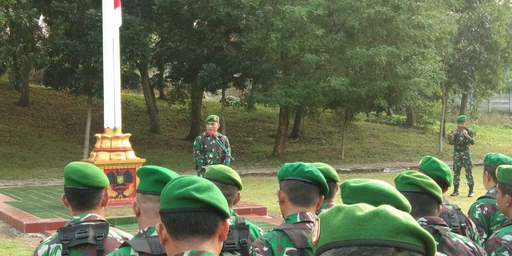Dandim 0421/LS Minta Setiap Prajurit Dapat Menegakan Kedisiplinan