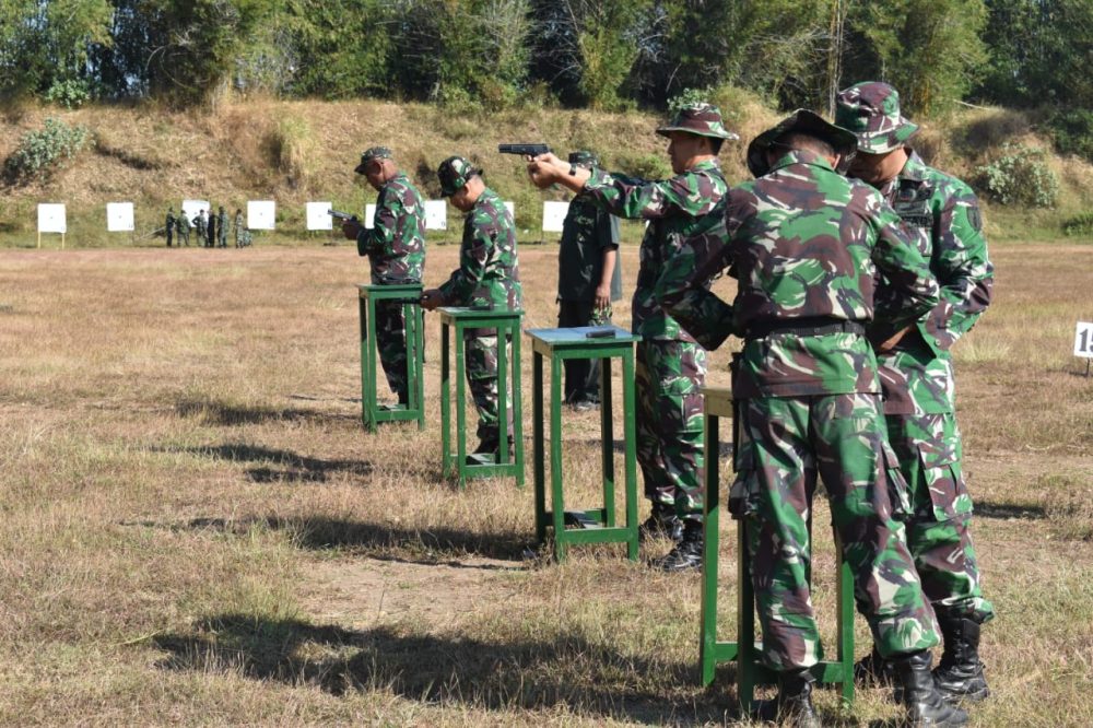Gelar Latihan Menembak, Kapenrem 081/DSJ : Upaya Kami Tingkatkan Profesionalisme Prajurit