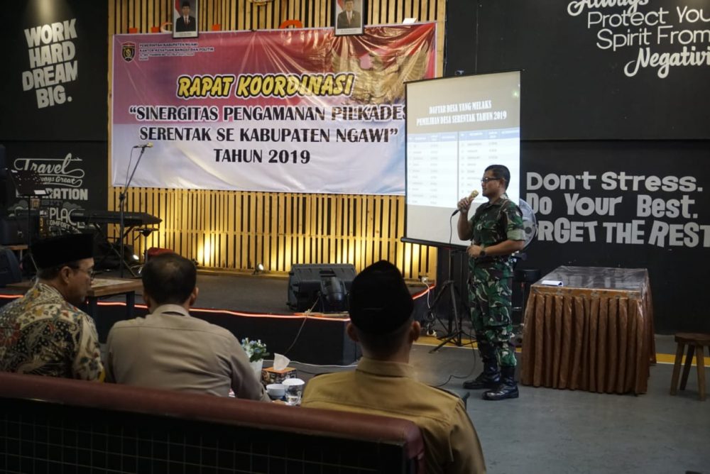 Jajaran Forkopimda Rakor Sinergitas Pam Pilkades Serentak Tahun 2019