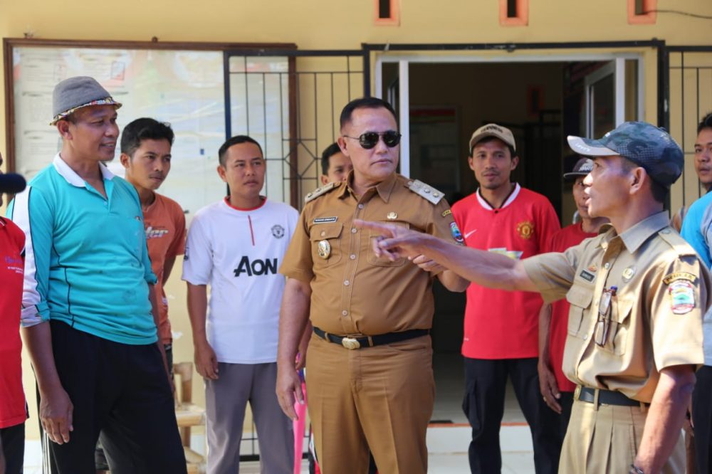 H-1 Pelaksanaan Pilkades Nanang Tinjau Ke Sejumlah Desa