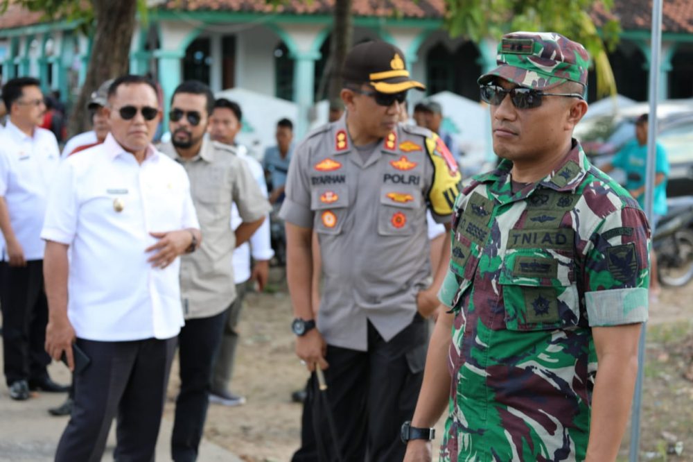 Nanang Dan Kapolres Serta Dandim Pantau Pelaksanaan Pilkades